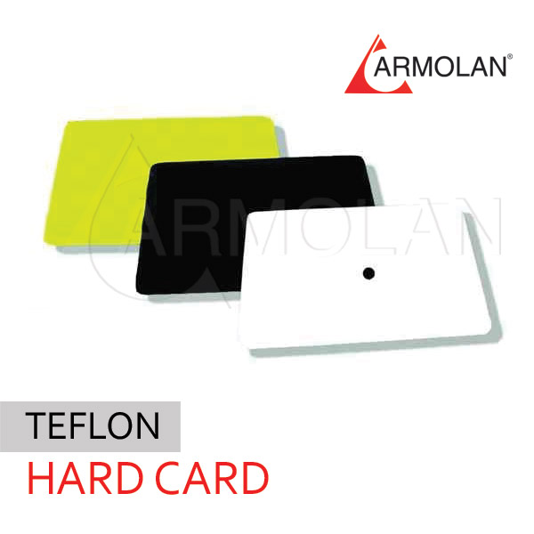 6” Black Teflon Hard Card Squeegee
