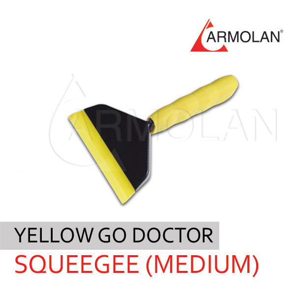 Yellow “Go Doctor” Squeegee (Medium)