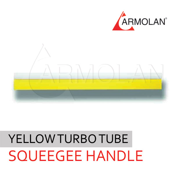18 ½” Yellow Turbo Tube Squeegee W/Handle